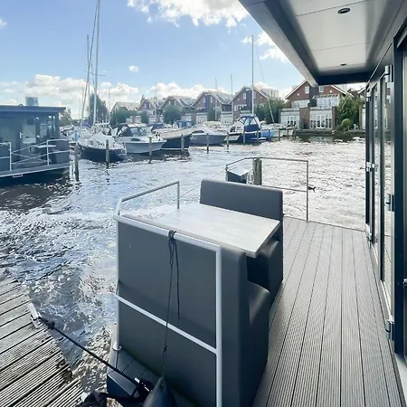 Unique Houseboat On Uitgeester Uitgeest